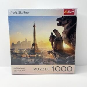 Trefl Paris Skyline 1000 Piece Jigsaw Puzzle Eiffel Tower Sunset Paris France